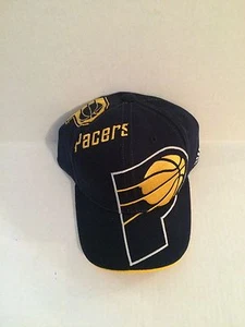 Indiana Pacers Adidas  Kids 2006-07 Courtside Stretch Fit hat Blue 4-7 Years Old - Picture 1 of 2