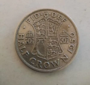 Half Crown 1950., British, GVIR - Picture 1 of 2