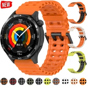 22mm Quick Release Silicone Watch Band Strap For Huawei Samsung Garmin Amazfit - Picture 1 of 73