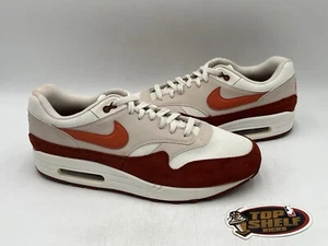 Nike Air Max 1 Mars Stone 2018 Size 12 Used Rare Authentic White Trainer Tinker - Picture 1 of 11