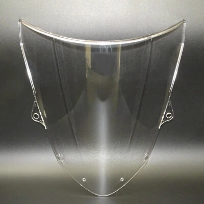 Clear Double Bubble Windshield Windscreen ABS For KAWASAKI Ninja ZX6R 2009-2018 - Image 1 of 4