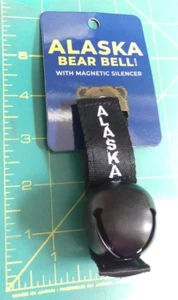Alaska Bear Bell with magnetic silencer - easy add to belt loop or pack NICE! - Picture 1 of 8