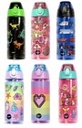 Kids Water Bottle with Straw Leakproof BPA Free Travel Drink Bottle 600 ml