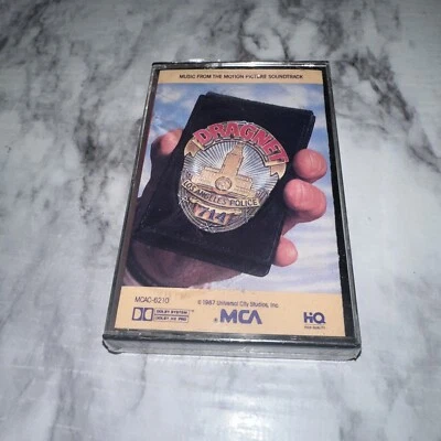 Dragnet Motion Picture Soundtrack Cassette 1987 MCA MCAC-6210 - Image 1 of 3