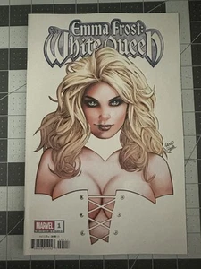 Emma Frost White Queen #1 | 1:25 Greg Land Negative Space Cover | Marvel 2025 NM - Bild 1 von 10