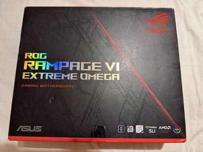 ASUS ROG RAMPAGE VI EXTREME OMEGA Motherboard Intel X299 LGA 2066 DDR4 E-ATX M.2 - Image 1 of 4