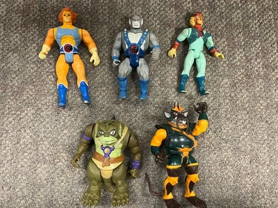 * LOTE DE 5 FIGURAS DE ACCIÓN VINTAGE LJN THUNDERCATS *BC Foto 1 de 4