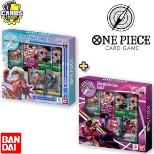 One Piece Card Game Illustration Box Vol 3 IB03 + Vol 4 IB04 ENG PREORDER - Foto 1 di 4