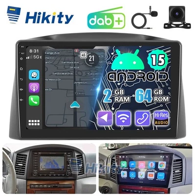 HIKITY DAB+ Carplay Android 15 Radio GPS Navi Für Jeep Grand Cherokee 3 WH,WK 2005-2007