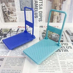 Remolques exprés de cama plana carro miniatura para casa de muñecas 1:12 2 piezas muebles de jardín - Imagen 1 de 14