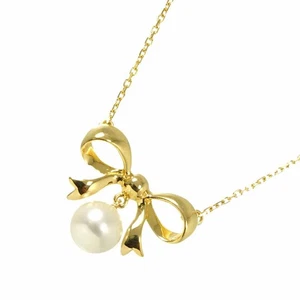 MIKIMOTO Akoya Pearl 7.0mm Necklace 18K Yellow Gold 750 90294940 - Picture 1 of 6