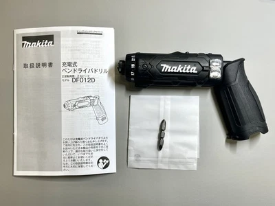 Makita Rechargeable Pen Driver Drill Black Body Only DF012DZB in Box From JP NEW - Image 1 of 4