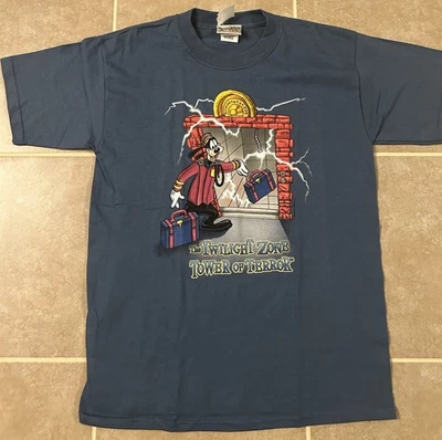 Camisa De Colección Disney The Twilight Zone Torre del Terror Goofy Bellhop Juvenil XL Foto 1 de 4