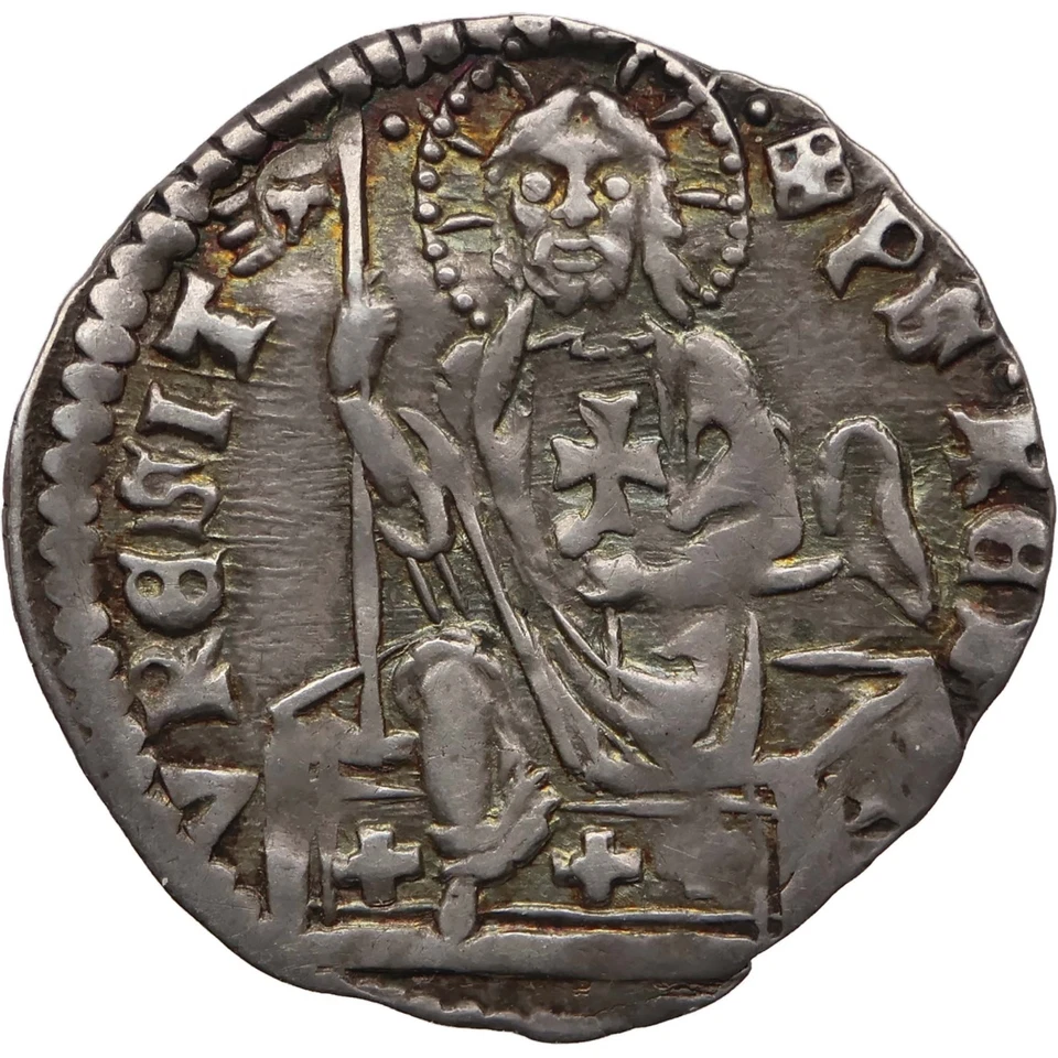 Moneda de plata Venecia Grosso Andrea Dandolo 1343-1354 1/2 (MO4200-) Foto 1 de 2
