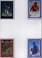 2010 BOWMAN CHROME  BB #BCP87 WILMER FONT PURPLE REFRACTOR RC MACH #546/999