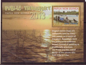 PAPUA NEW GUINEA 2013 PUBLIC TRANSPORT MINIATURE SHEET UNMOUNTED MINT, MNH - Picture 1 of 1