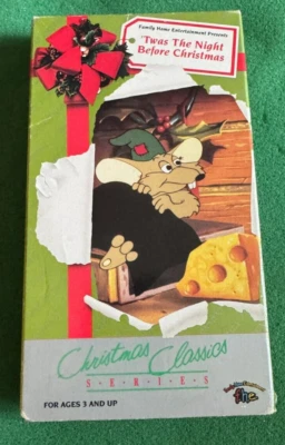 Rankin Bass 'Twas The Night Before Christmas 1974 VHS + FREE DVD - Image 1 of 2