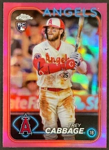 2024 Topps Chrom ROSA REFRAKTOR Baumkohl RC #226 - Bild 1 von 2