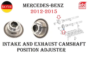 Engine Intake & Exhaust Camshaft Position Adjuster Actuators For Mercedes C,SLK - Picture 1 of 4