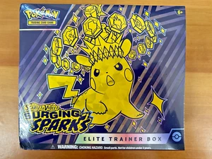 Pokemon Surging Sparks Elite Trainer Box ETB SV08 English Card New Sealed - Bild 1 von 2
