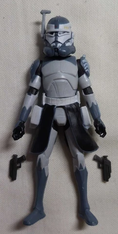 2012 STAR WARS THE CLONE WARS Loose CW17 CLONE COMMANDER WOLFFE 3.75" Figure Cover