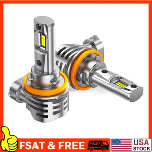 H11 LED Headlight Super Bright Bulbs Kit 12000K White 330000LM High/Low Beam Q26 - Picture 1 of 14