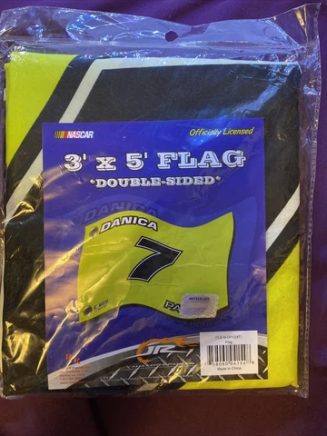 DANICA PATRICK #7 3X5 DOUBLE SIDED Officially Licensed  R&R FLAG New In Package Cover