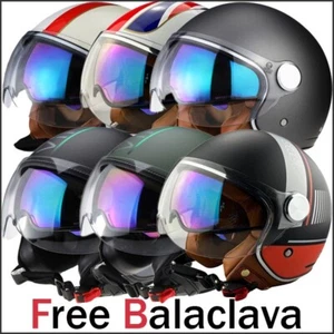 ViPER Open Face Helmet - RS-V19 Motorcycle Motorbike Scooter Crash Helmet - Picture 1 of 56