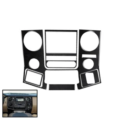 Adhesivo de fibra de carbono para marco de consola central para Ford F-650/750 2011-2013 Foto 1 de 4
