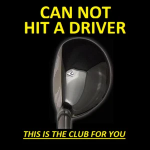 #1 DRIVING 13° i-Driver Hybrid Iron Wood Rescue Golf Club New - Picture 1 of 4