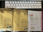 Truvani, 310  Sample Protein Shake Packets Qty 5 And Shaker