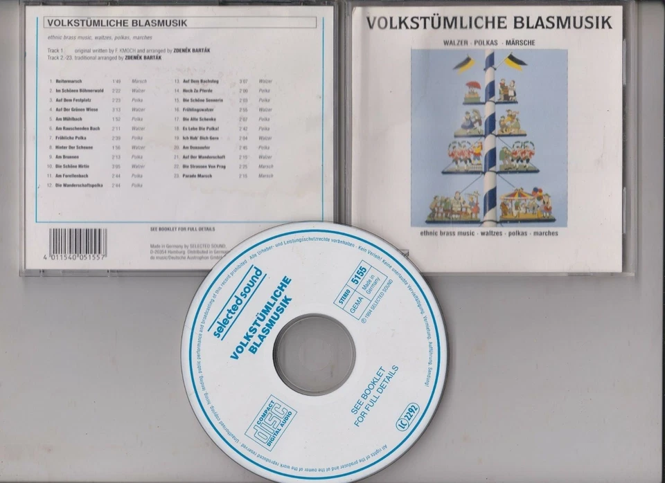Volkstümliche Blasmusik - Z. Barták  / New Library - CD - Bild 1 von 1