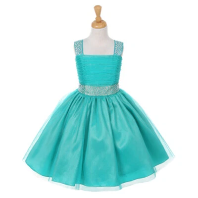 Vestido JADE Talla 6 Flor Niña Dama de honor Cumpleaños Recital Baile de graduación Fiesta Formal Foto 1 de 3