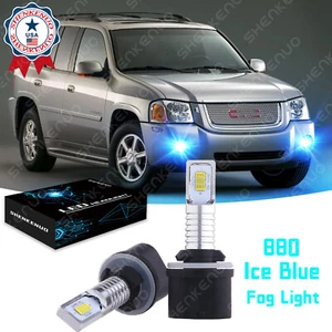 For GMC Envoy 2002-2009 - 2PC 880 LED Fog Lights Ice Blue 8000K Foglight Bulbs - Picture 1 of 11