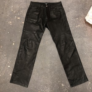 robert comstock leather button fly pants Sz 34