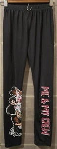 PatPat Barbie Pants Girls Size 9-10 Leggings Black - Picture 1 of 5