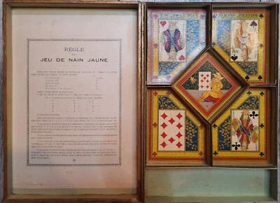 ANCIEN JEU DU NAIN JAUNE 1920 - Photo 1/3