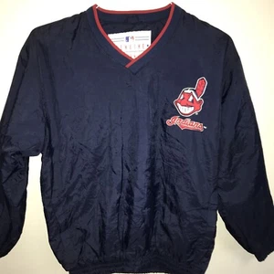 CLEVELAND INDIANS Pullover YXL (18) MLB MIGHTY MAC VINTAGE CHIEF WAHOO Sewn Logo - Picture 1 of 5