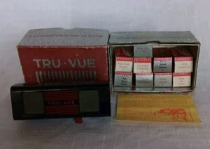 Antiguo estereoscopio Tru-Vue 1930 con 9 películas para visualización en 3D fotografía nítida - Imagen 1 de 4