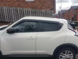 FOR NISSAN JUKE WIND DEFLECTOR & RAIN DEFLECTORS 2013 - 18 SET OF 4 - Picture 1 of 4