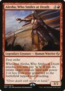 Alesha, Who Smiles at Death Mtg Magic English NM - Imagen 1 de 1