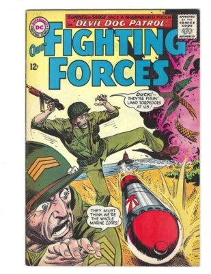 Our Fighting Forces #88 1964 VF or better Beauty Gunner and Sarge! Combine Ship - Image 1 of 2