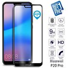 2 x For Huawei P20 Pro Genuine Tempered Glass Full Curved Screen Protector Black
