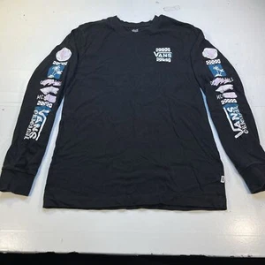 CAMISETA VANS OFF THE WALL SKATEBOARD SKATE MANGA LARGA Mujer S Negra - Imagen 1 de 4