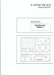 HAMEG Bedienungsanleitung user manual für HM 604-3 Copy - Picture 1 of 1