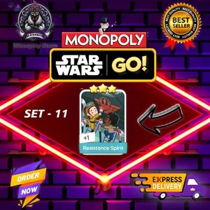 RESISTENCE SPIRIT - ⭐️3 MONO_POLY_MO_-GO 3 STARS STICKERS CARDS - Picture 1 of 1