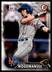 2016 Bowman Draft Picks & Prospects Colby Woodmansee New York Mets #BD-86