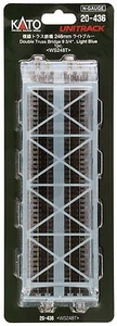 Kato N Scale Double Truss Bridge 9.75" Light Blue 20-436 - Picture 1 of 1
