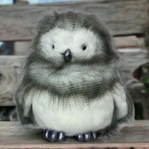 Gund Owl Hibou Plush Stuffed Animal Fab Pals 11 Inches Cuddly Soft Realistic - Picture 1 of 9