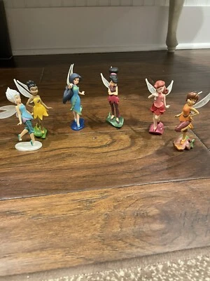 Juego de 6 figuras de acción Tinker Bell Foto 1 de 4